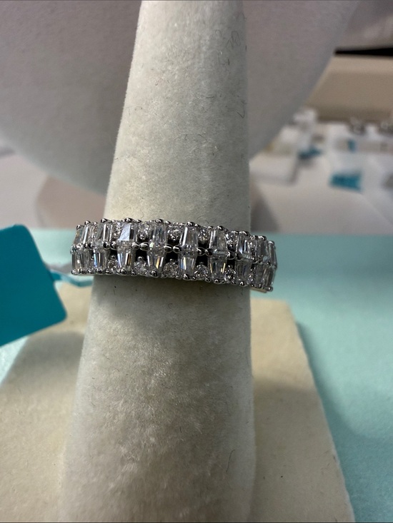 Jewelry - .96 CTW Moissanite 925 Sterling Silver Ring MSRP $699